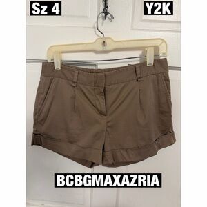 BCBGMaxAzria Women's Tan Cargo Shorts